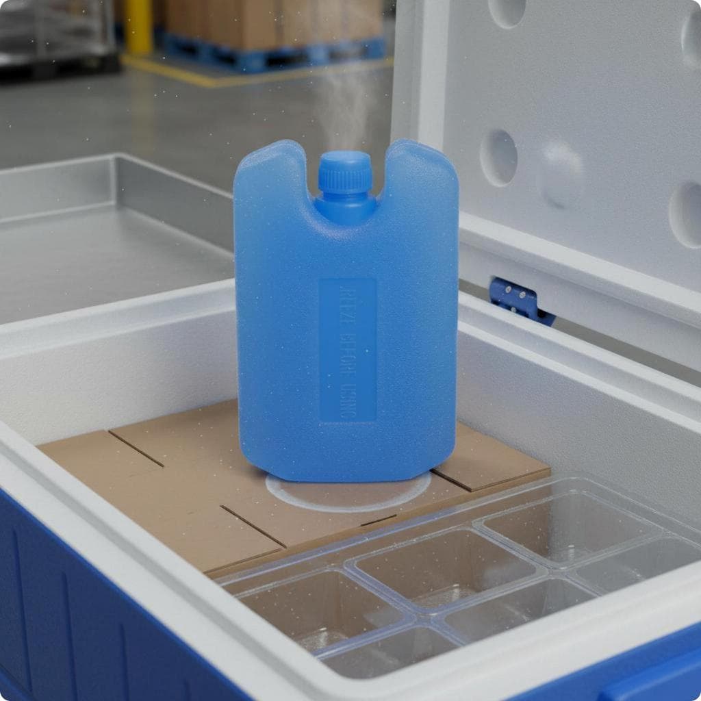 [baosityw8] Caixa De Cristal De Gelo , Bloco Para Manter Fresco , Pacote De Freezer Armazenamento Frio Preservação De Al