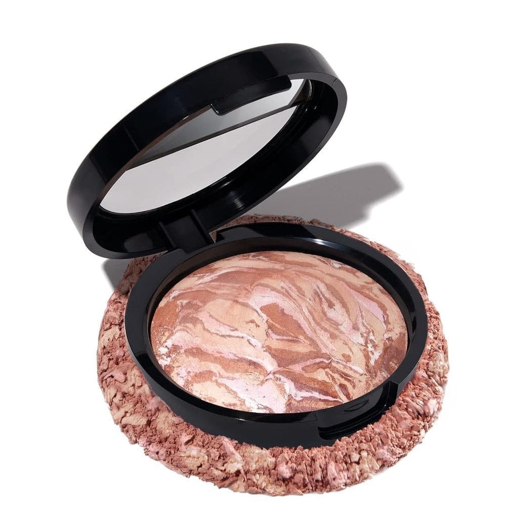 LAURA GELLER NEW YORK Bronze-n-Brighten Bronzer Multiuso, Pincel para Bronzer Fair + Classic OYRR