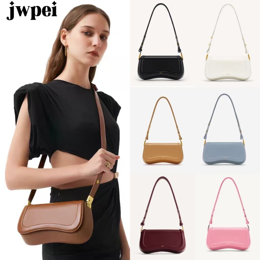 Bolsa de Ombro Transversal Feminina JWPEI Pudding Bag Joy Niche, Nova Tendência, de Alta Qualidade, Designer, para Usar