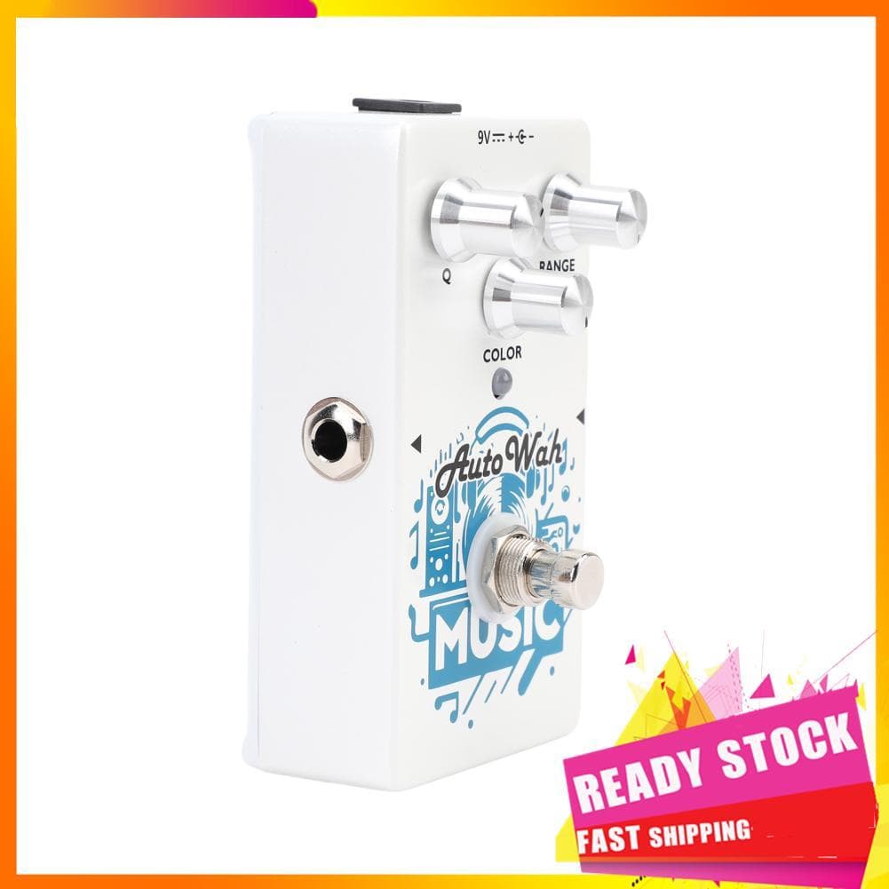 Gfgfgfgg Luocute Mini Pedal Auto Wah Filtro de envelope de efeito de guitarra dinâmico True Bypass Efeitos de controle