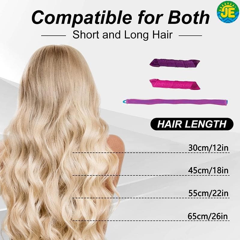 Conjunto De Modeladores De Cabelo Sem Calor , Cria Cachos Espirais Saltitantes , Danos Ao Seguro , Fácil De Usar , Ganch