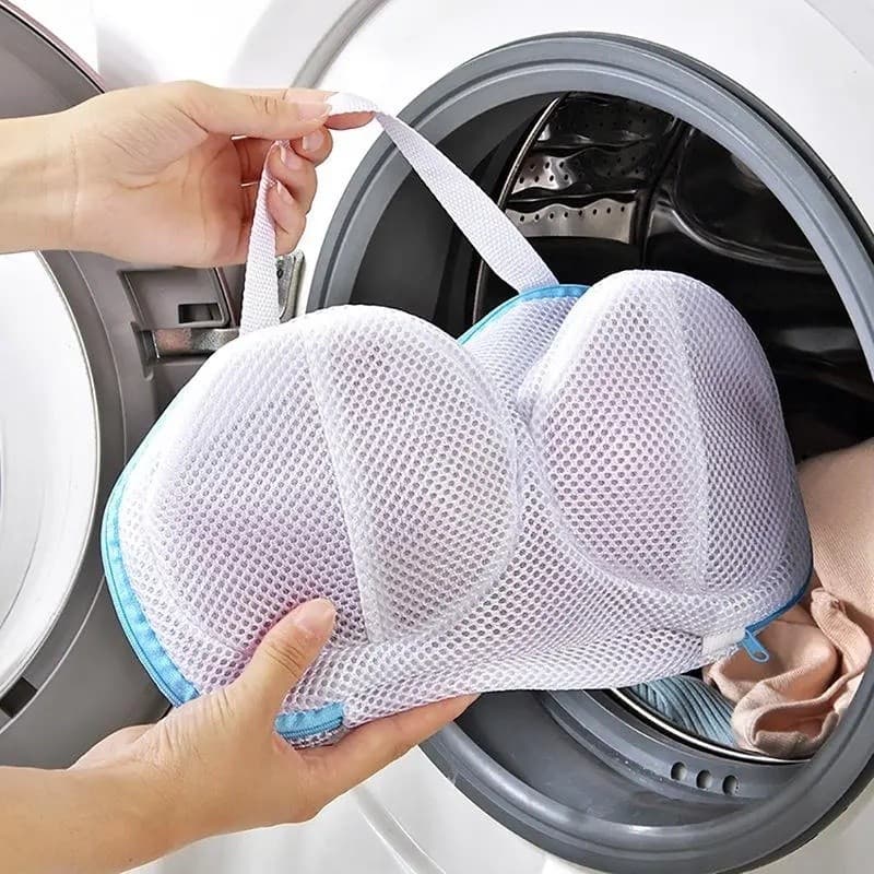 Saco de Lavagem para Sutiãs e Roupas Íntimas, com Design de Zíper Anti-Deformação, Ideal para Lavagem à Máquina, Present