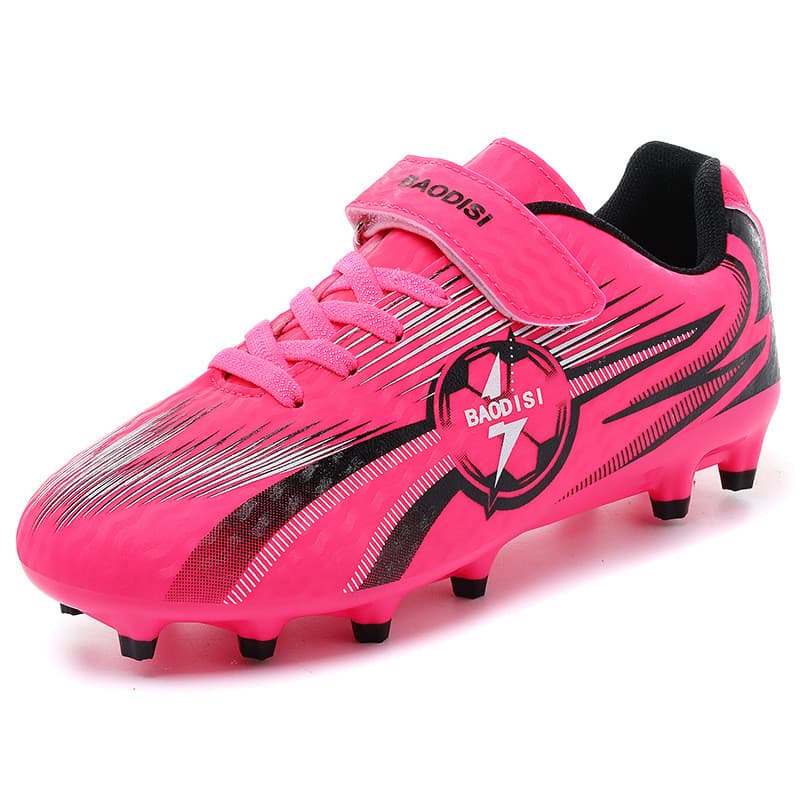 Crianças botas de futebol das mulheres dos homens competição profissional estudante sapatos esportivos longos picos queb