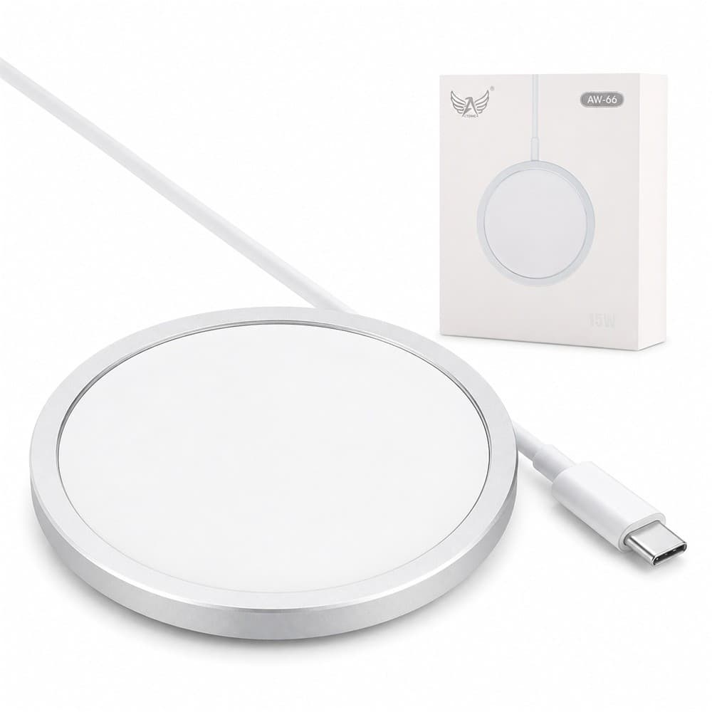 Carregador por Indução Altomex AW-66 15W Padrão QI Sem Fio