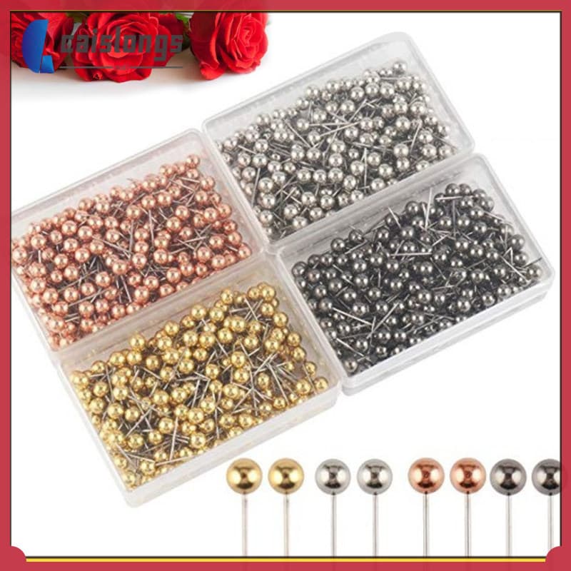 💡 800pcs Tachinhas de aço, cores sortidas para e escritório