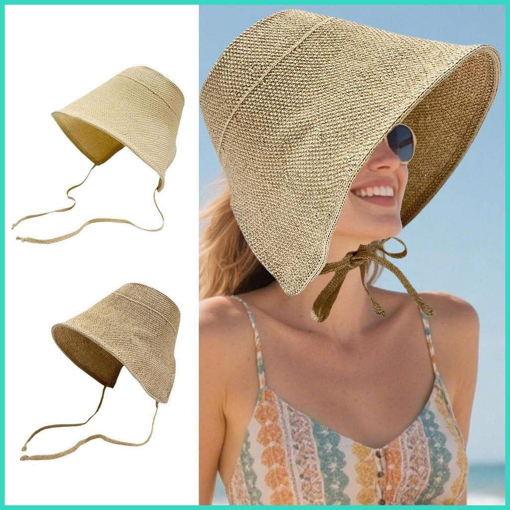 Bonnets De Sol Para Mulheres Senhoras Algodão Linho Vitoriano Viseira UV Dobrável Vintage Pioneiro Gorro Gravata Praia n