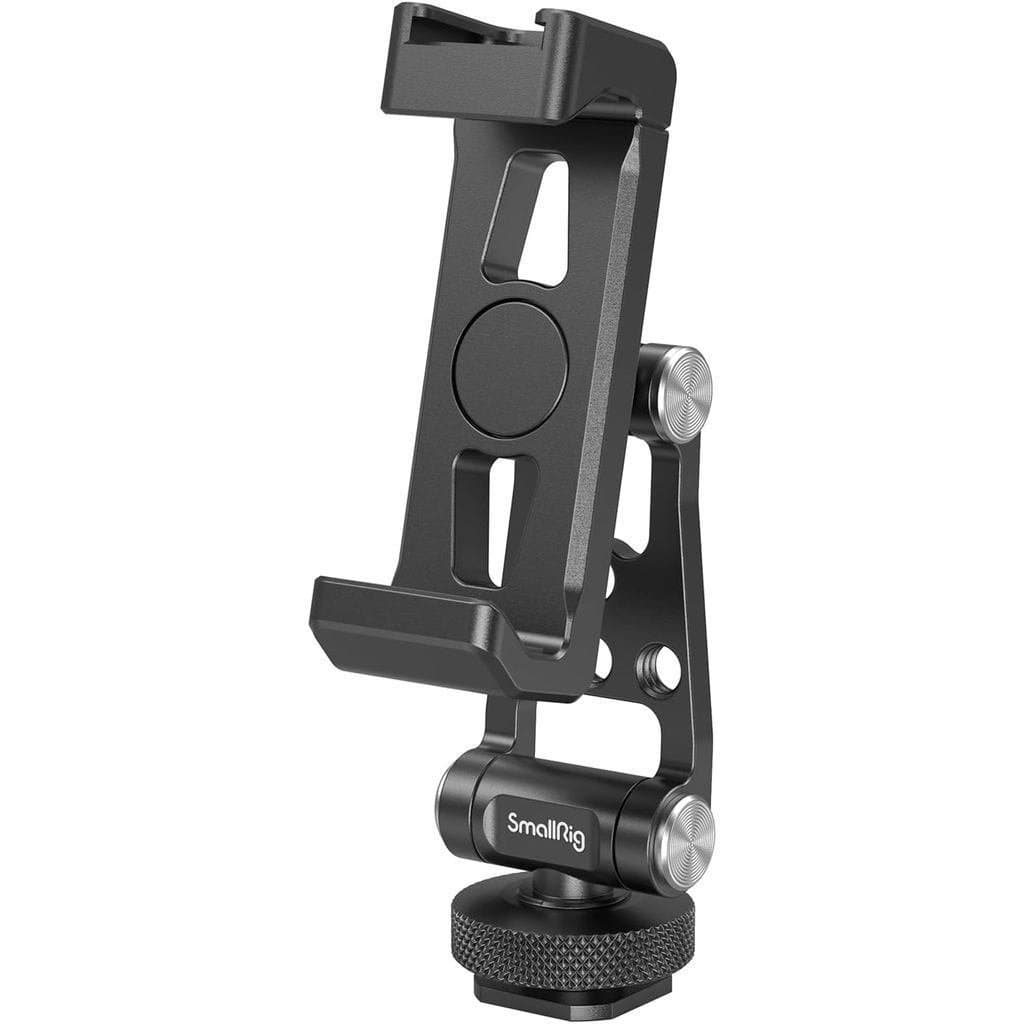 Suporte Universal de Metal para Telefone SAMSUNG SMALLRIG com Montagem Cold Shoe, Adaptador de Suporte para Smartphone c