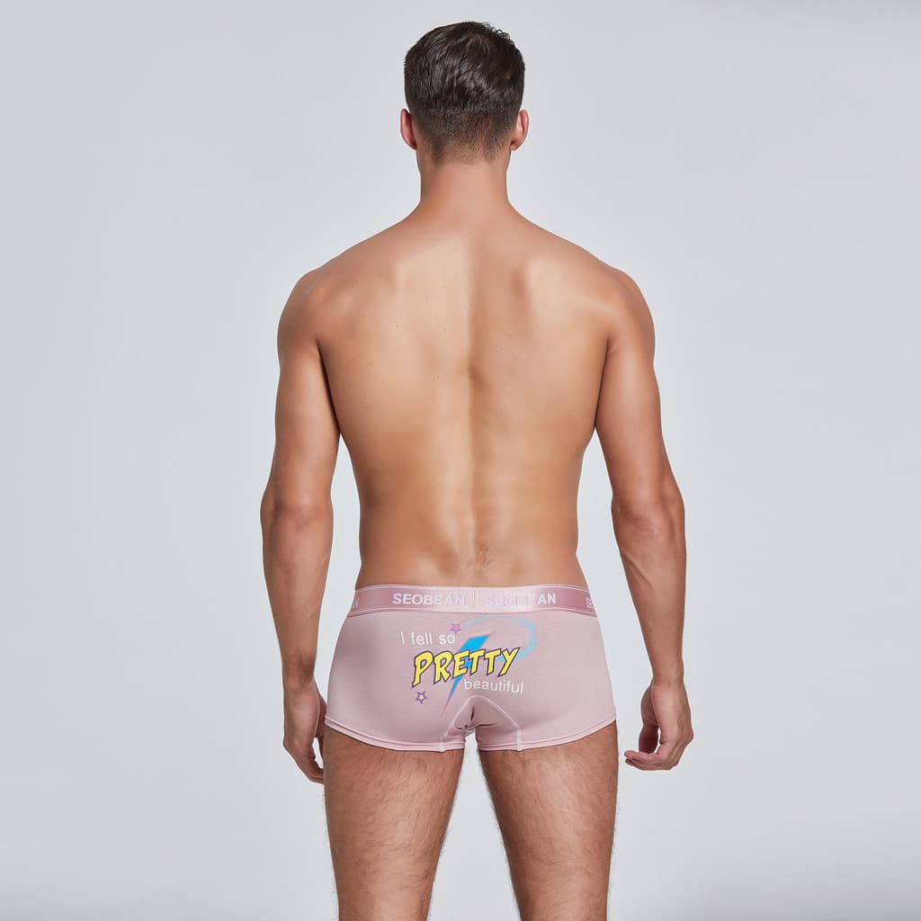 Cuecas boxer masculinas Morandi Color Series Cuecas boxer frescas