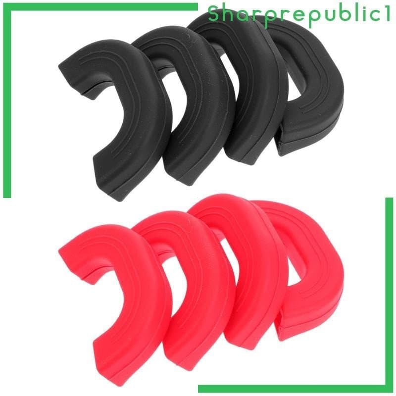 [Sharprepublic1] 4 Unidades De Silicone Suporte Para Alça Auxiliar Porta-Panelas Panela Quente Utensílios De Cozinha Não