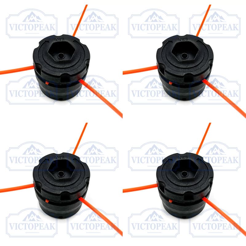 Cabeça De Aparador M10 * 1.25mm , 4 Peças , Fácil Instalação , Corte De Grama Para Cortador De Escova