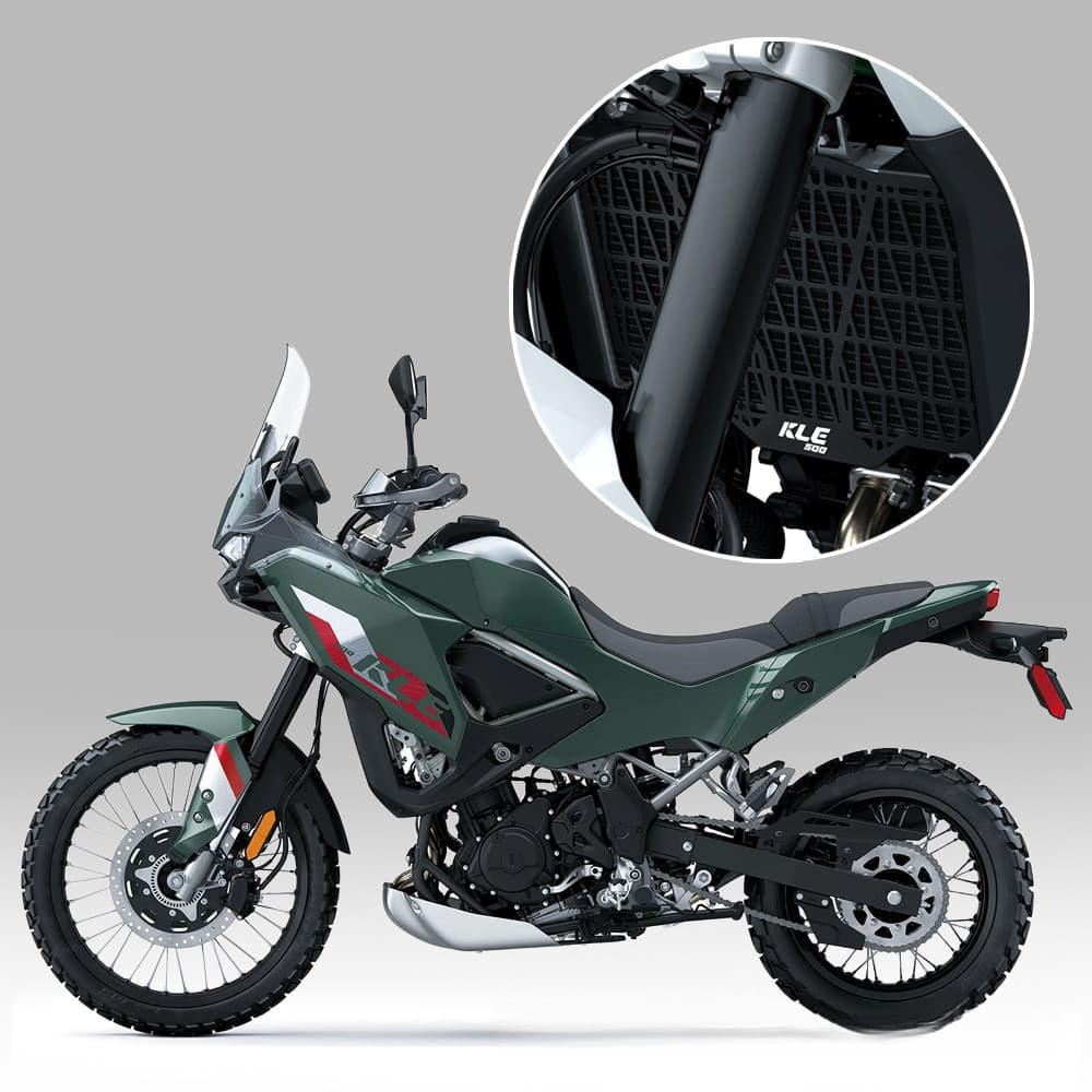 Protetor de Radiador para Motocicleta Kawasaki KLE500 SE ABS, Grelha de Proteção para Tanque de Água
