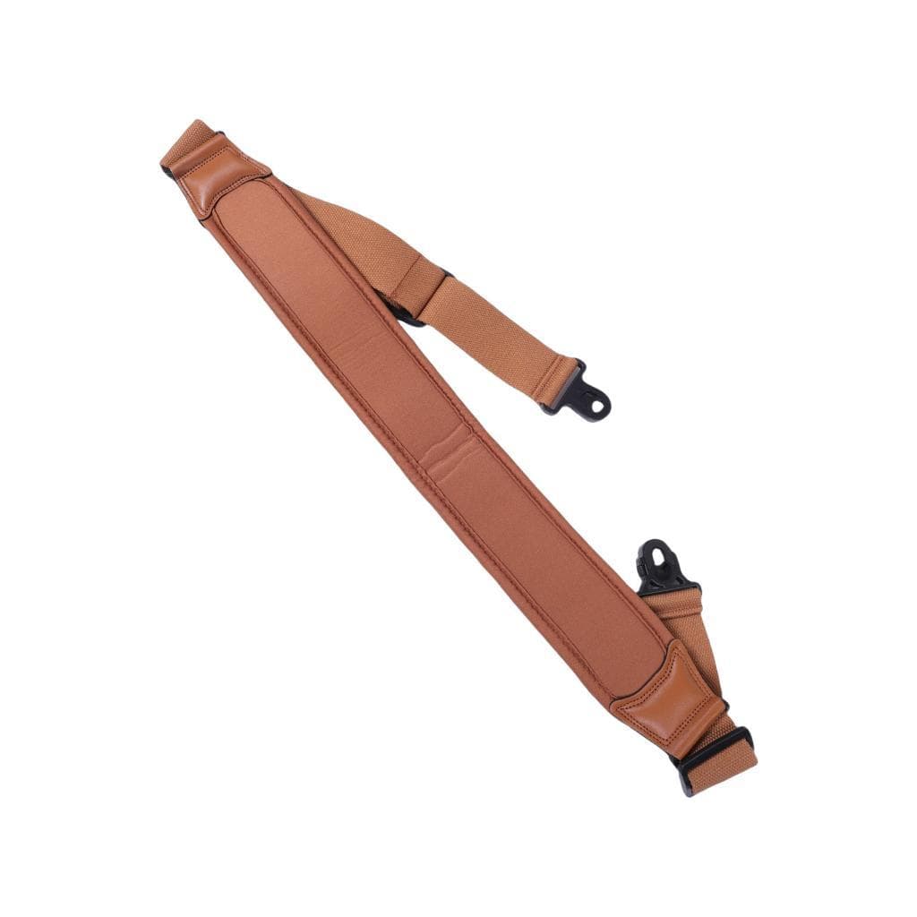 Fesjoy Alça de guitarra elétrica absorvente caixa espessa modelo de unha cauda para madeira marrom escuro 11,8 x 2,6