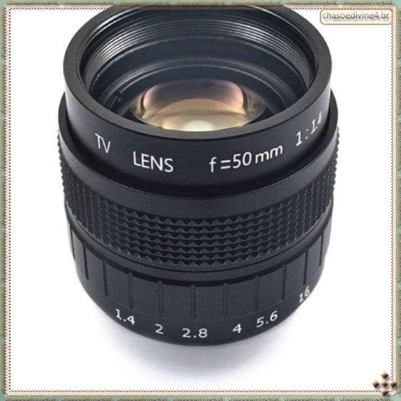 [Ykr] Lente De Câmera Industrial De Abertura Manual De 50 Mm 2/3 Para Equipamentos Fotográficos , Câmeras Industriais