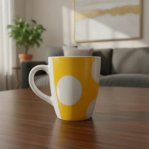 Dupla De Caneca Coloridas 280 Ml Ceramica 2 Peças Mug