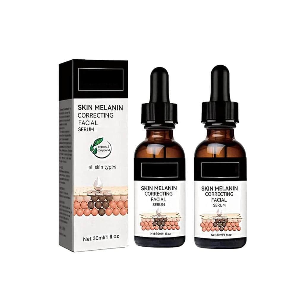 Sérum Facial Corretor de Melanina, Sérum Iluminador para Correção de Manchas Escuras, Suave e Não Estimulante para Qualq