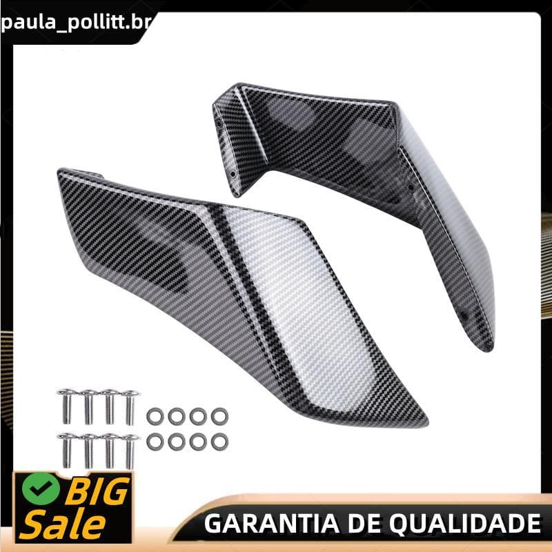 Kit De Asa Aerodinâmica Para Motocicleta , Spoiler Fixa RSV4 2009 2010 2012 2013 2014-2021 Brilho