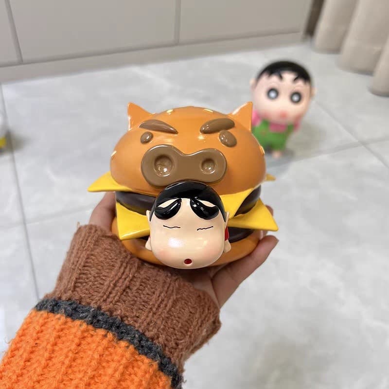 Fat Toot Queijo Sanduíche Hambúrguer Série Figura Bonito Batatas Fritas Ornamentos Periféricos Presentes