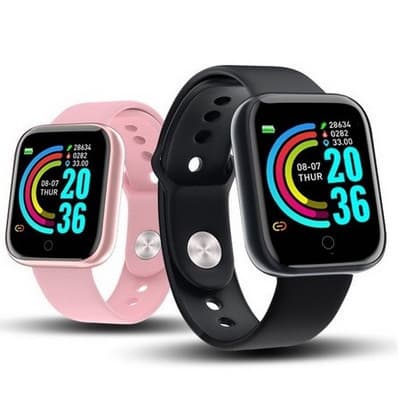 Relógio Inteligente D20 Y68 Bluetooth Esportivo Tela Personalizável Com Foto Android/iOS