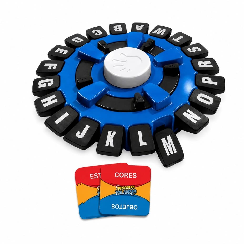 Jogo Stop Mini 18cm Palavras Rápidas Com Cronômetro