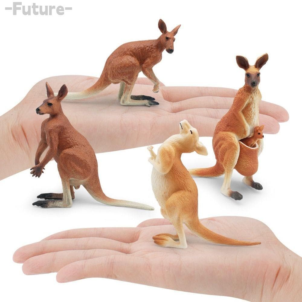 Figuras Canguru Futuras , Modelo Artesanal De Material De PVC , Qualidade Colecionável