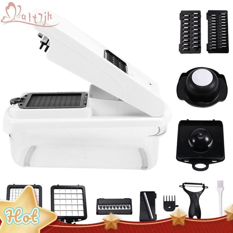 Fatiador , Picador De Alimentos Com Recipiente , Ralador De Queijo , Dicer Para Cozinha , Utensílios De