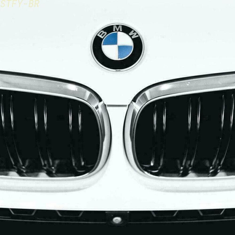 For BMW 82mm Hood Emblem for E46 325i 330i 328i For M3 M5 Front Bonnet Install（STFY-BR）