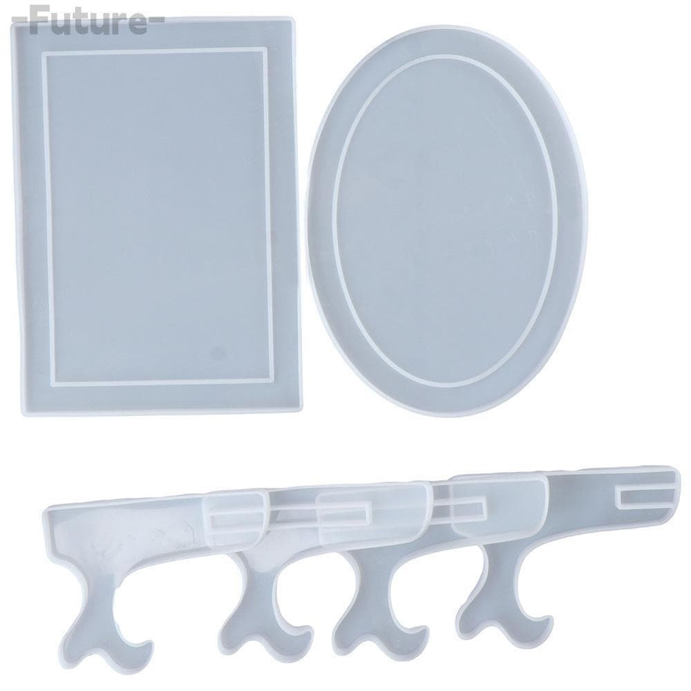 Futuro 6pcs Moldes De Moldura , De Silicone Branco Imagem