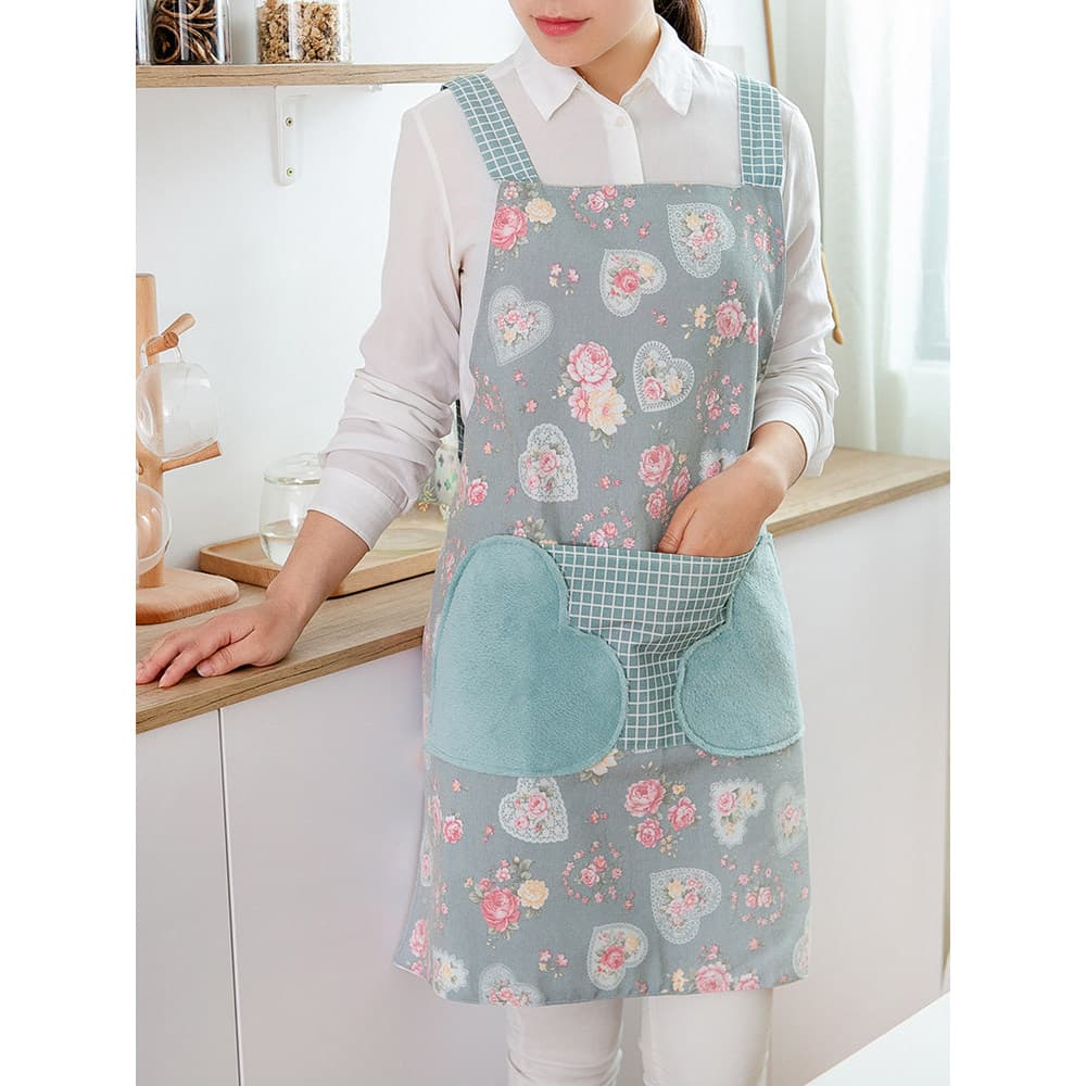 Avental de cozinha para limpar as mãos, à prova d'água, à prova de óleo, doméstico, masculino, feminino, estilo japonês,