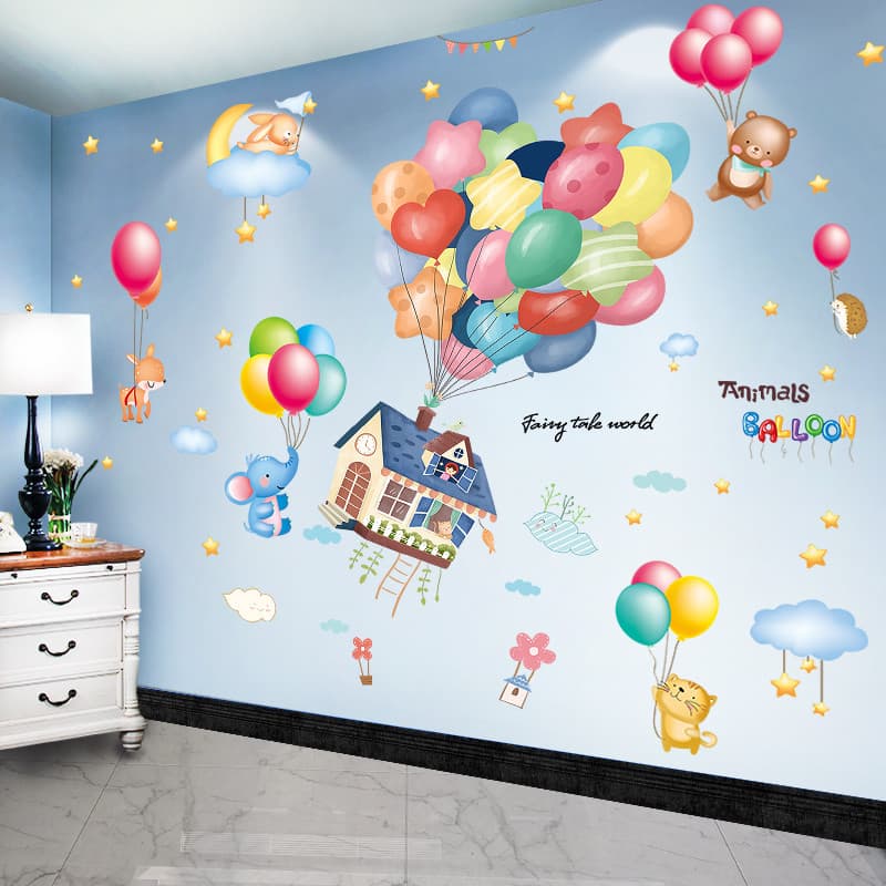 Adesivos de parede decoração de quarto infantil papel de parede autoadesivo pintura de parede decorações de parede adesi