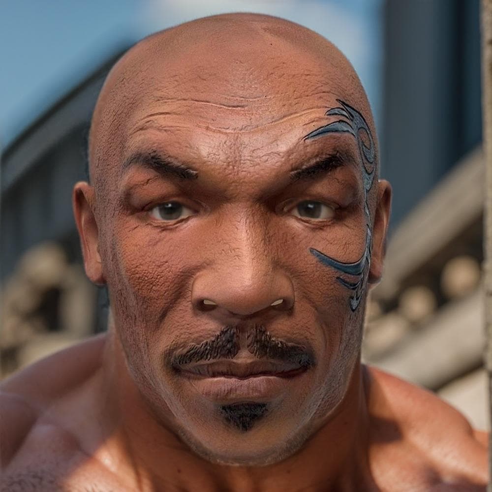 Mike Tyson Máscara de Látex Homens Campeão de Boxe Homens Adulto Masquerade Party Role Playing Party Engraçado
