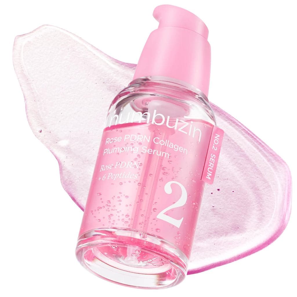 numbuzin No.2 Rose PDRN Collagen Plumping Serum, Sérum Hidratante e Firmador com Peptídeos, para uma Pele Volumosa e Rad