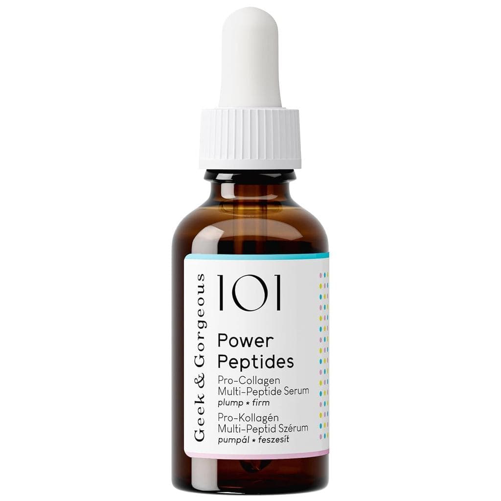 Geek & Gorgeous – Power Peptides – Sérum Leitoso com Multi-Peptídeos – Para uma Pele Mais Lisa e com Aparência Mais Firm