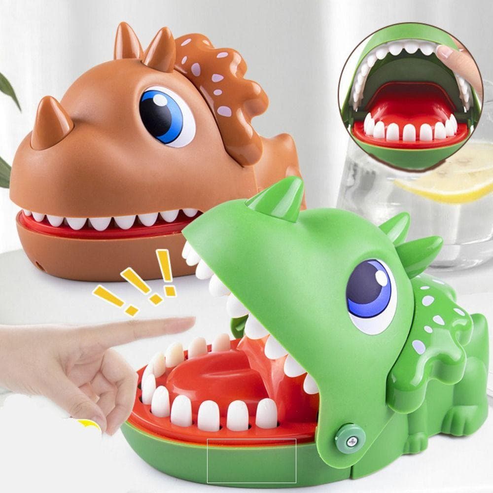 Brinquedo Assustador De Crocodilo Mordido À Mão , De Dedos De Mordida De Dinossauro Seguro Inodoro , Manual De Dentes De
