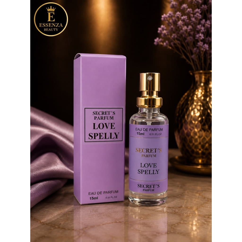 Perfume Árabe Love Spelly Secret’s Parfum 15ml – Alta Fixação, Longa Duração e Fragrância Exclusiva