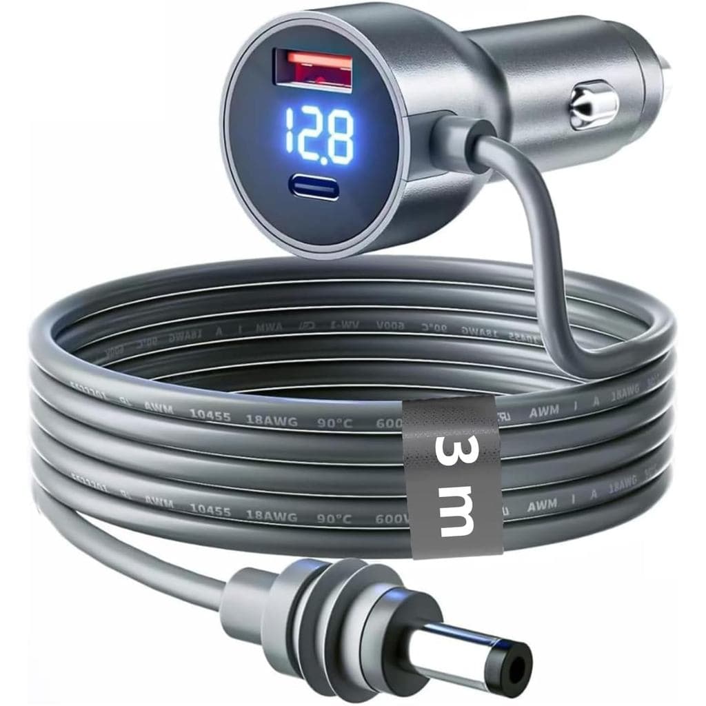 Cabo Veicular Para Starlinkk Mini Carro 12V 24V Alimentação Direta Bateria Do Carro Fusível 3 em 1 Carregador Veicular U