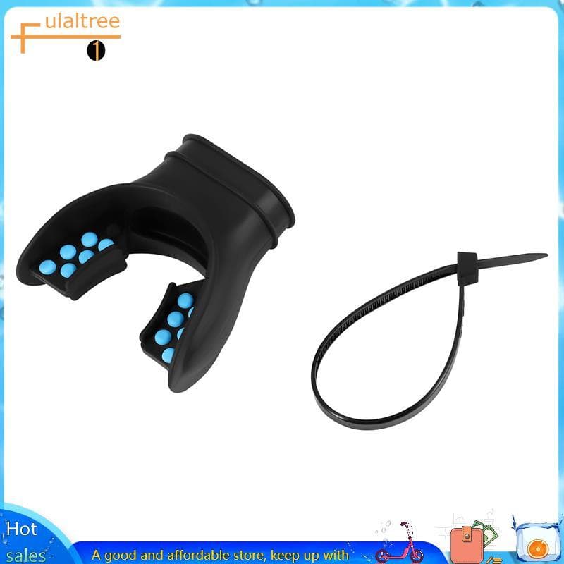 Snorkel Bocal Regulador De Mergulho Acessório Universal Substituição Respirador Silicone Azul