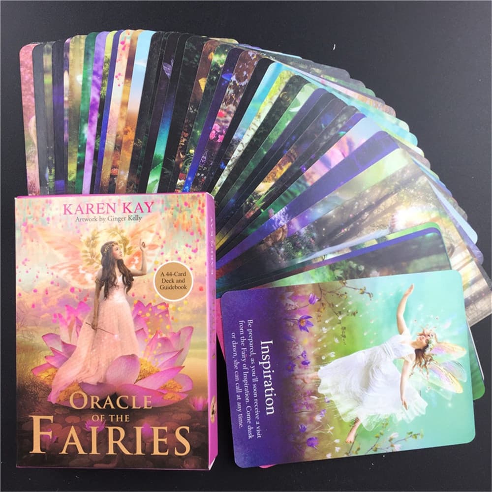 Cartas Oráculo 44 Jogo De Mesa De Tarô Divinação De Destino Com Livro De Guia Online Para Crianças Adultas Tabuleiro