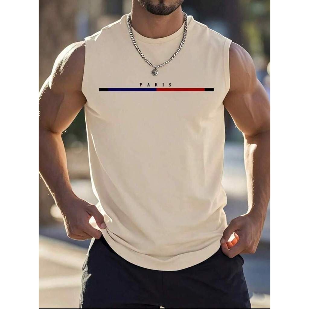Camisa Regata Machão Básica Oversized Carta UNISSEX Sem Manga 100%Algodao Premium
