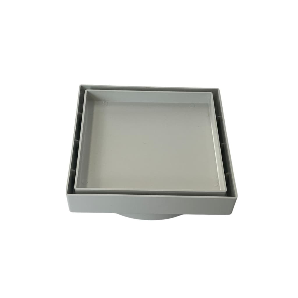 RALO INVISÍVEL OCULTO 15X15cm EM 4 CORES ABS BRANCO PARA PISO