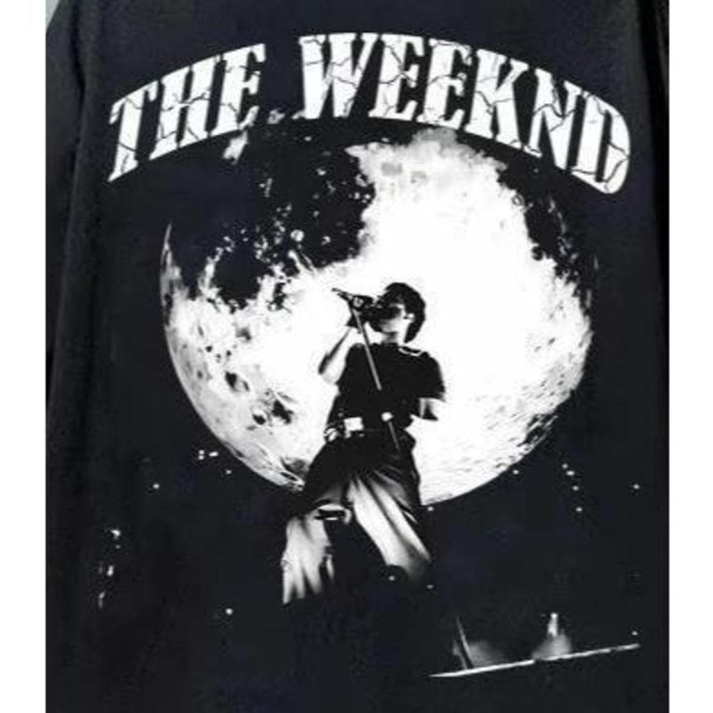 Camiseta The Weeknd Estampada Unissex – Show Moon Tour Cantor