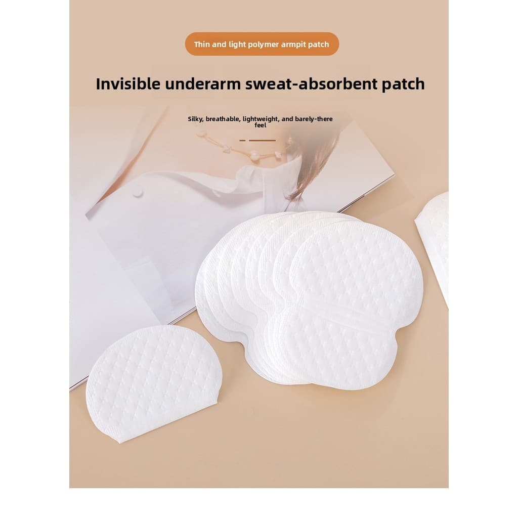 Remendo absorvente de suor nas axilas Feminino Axilas Desodorante invisível Remendo absorvente de suor Almofada absorven