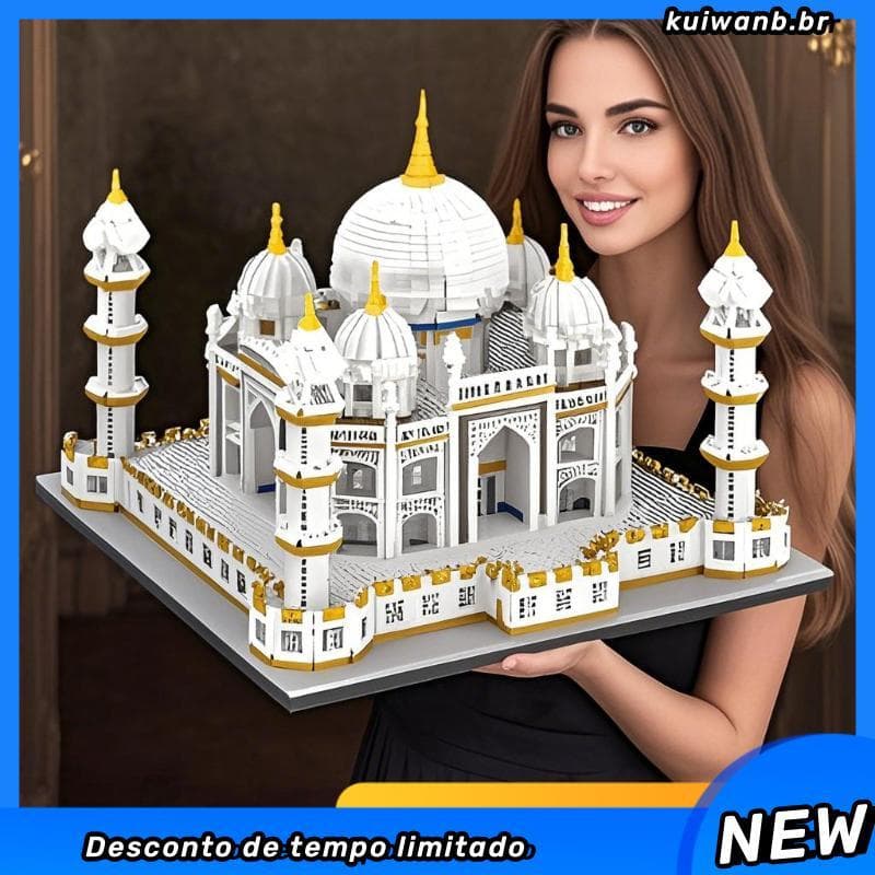 Taj Mahal Castle Grande 4036 Galos De Construção Feitos De Partículas Brinquedos DIY Para Crianças