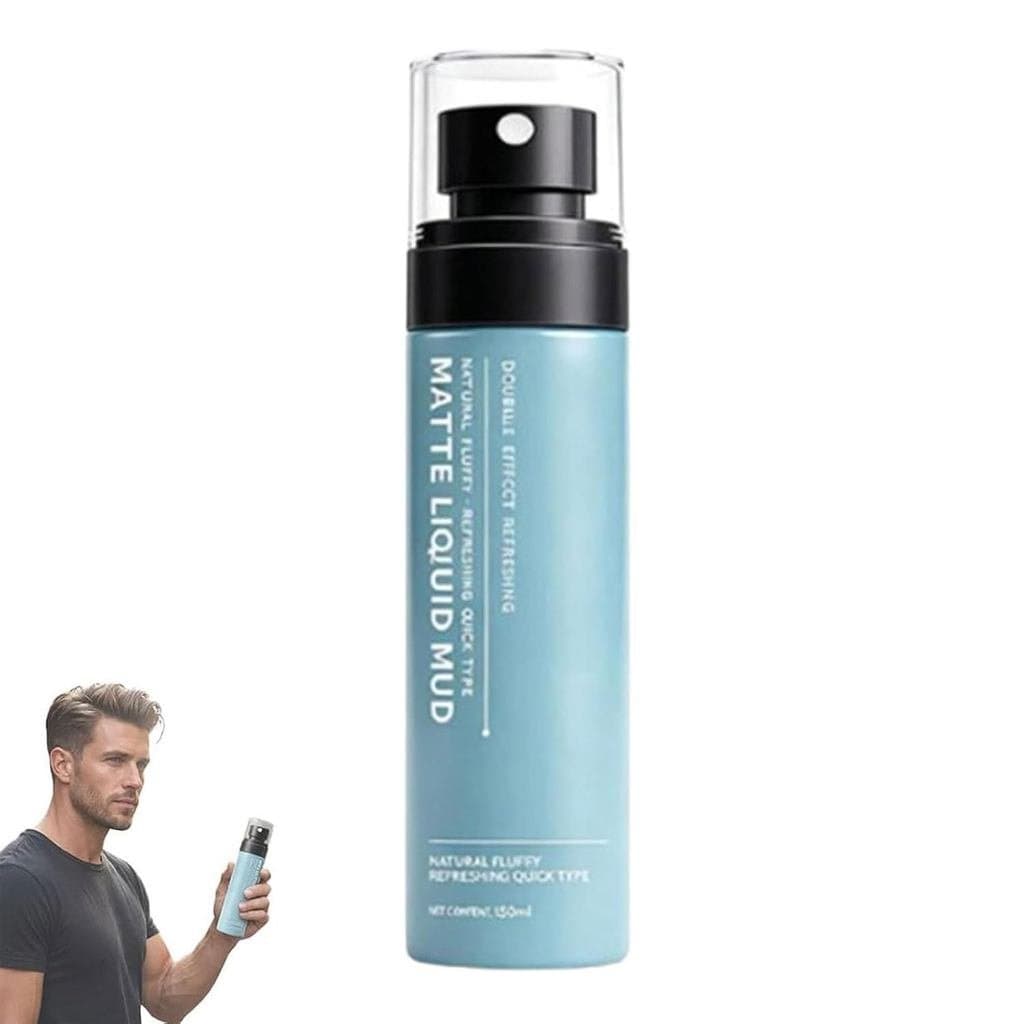 Spray modelador de cabelo masculino de secagem rápida com acabamento fosco, spray modelador de cabelo masculino de secag