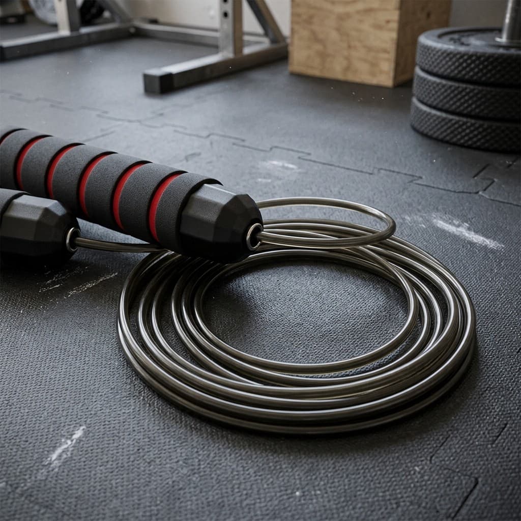 Corda De Pular Com Empunhadura De Espuma Ergonômica Anti Suor Para Fitness