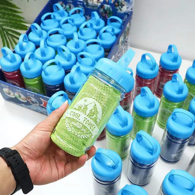 Toalha de resfriamento de secagem rápida absorvente de suor Toalha de resfriamento fresca e respirável
