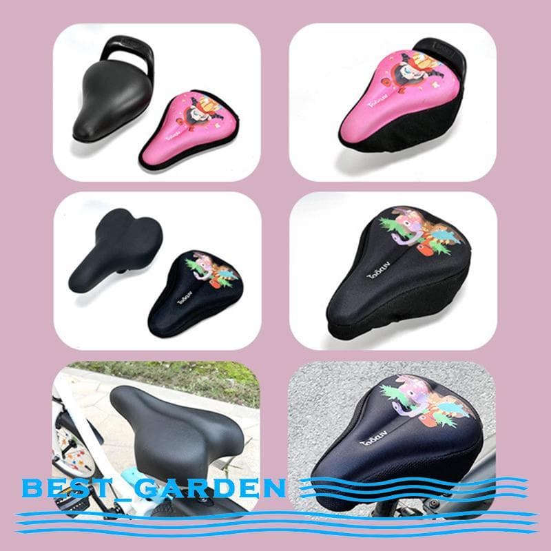 [Best_garden] Capa De Almofada Para Assento De Bicicleta Infantil , Protetor Macio De Bicicletas De Corrida , Montanha ,