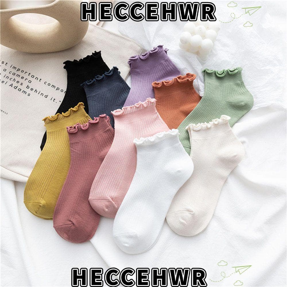 Meias Femininas Kawaii Super Finas Primavera Verão Algodão Tornozelo Curto