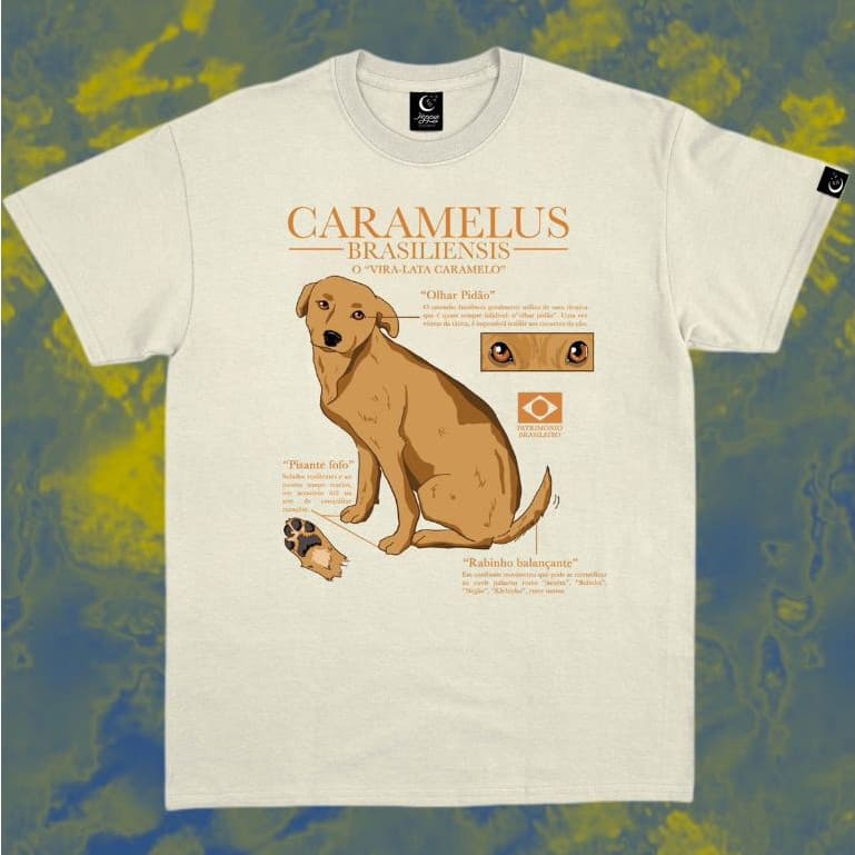 Camiseta Vira Lata Caramelo Espécie - Off-White