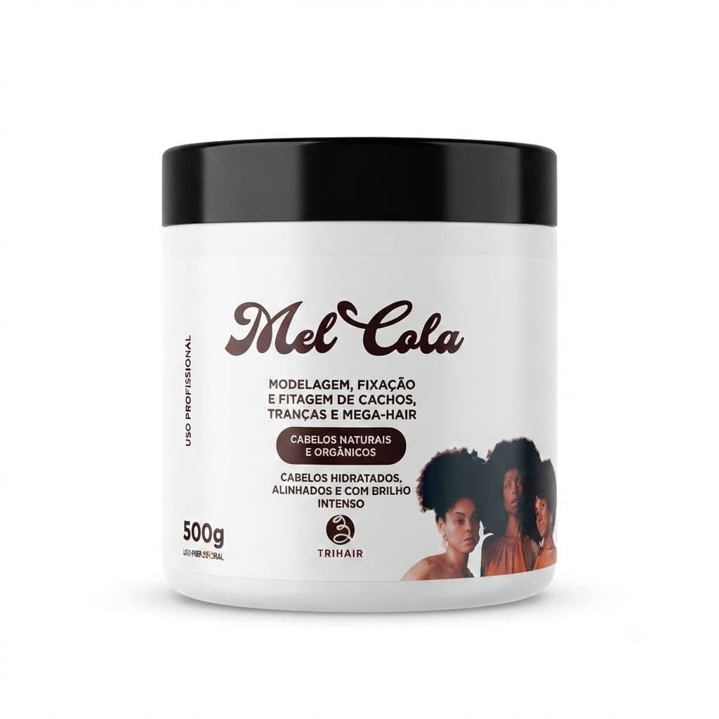Mel Cola Trihair 500g Modelador Cachos Naturais E Orgânicos