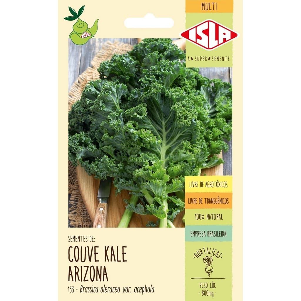 Sementes de Couve Kale Arizona - Isla Multi